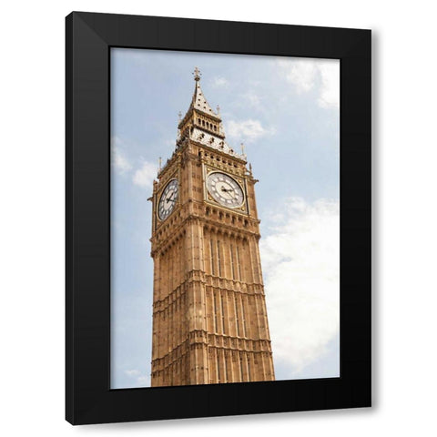 Big Ben VI Black Modern Wood Framed Art Print with Double Matting by Millet, Karyn