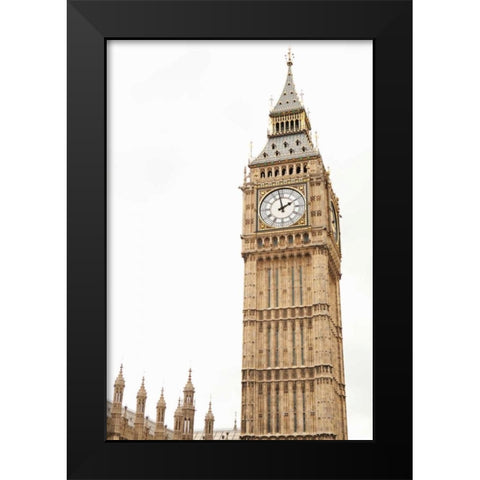 Big Ben X Black Modern Wood Framed Art Print by Millet, Karyn