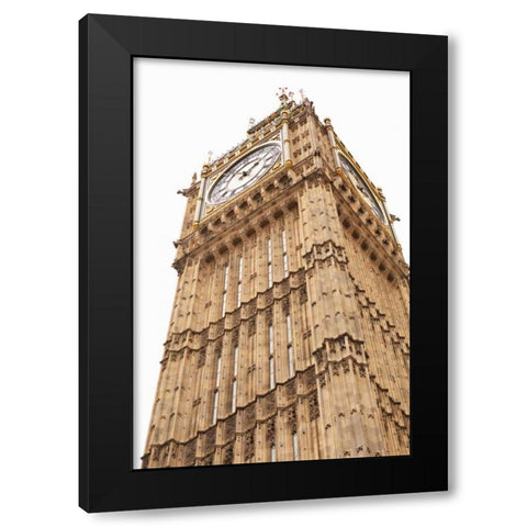 Big Ben XII Black Modern Wood Framed Art Print with Double Matting by Millet, Karyn