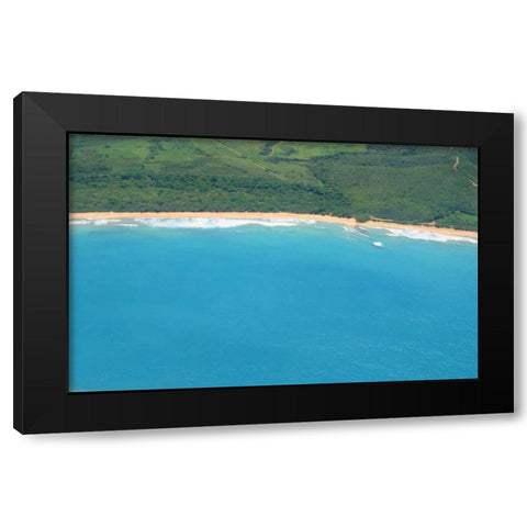 Vieques Sea I Black Modern Wood Framed Art Print by Millet, Karyn