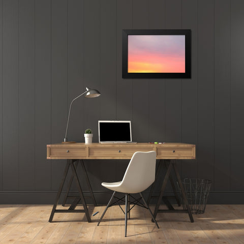 Sunset Sky II Black Modern Wood Framed Art Print by Millet, Karyn
