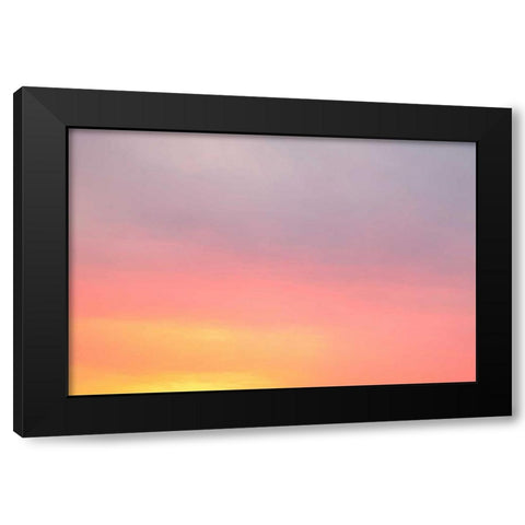 Sunset Sky II Black Modern Wood Framed Art Print with Double Matting by Millet, Karyn