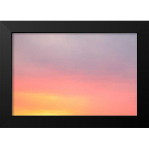 Sunset Sky II Black Modern Wood Framed Art Print by Millet, Karyn