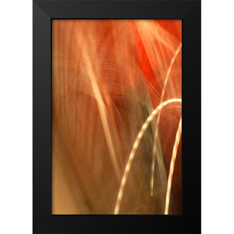Copper Curves I Black Modern Wood Framed Art Print by Millet, Karyn