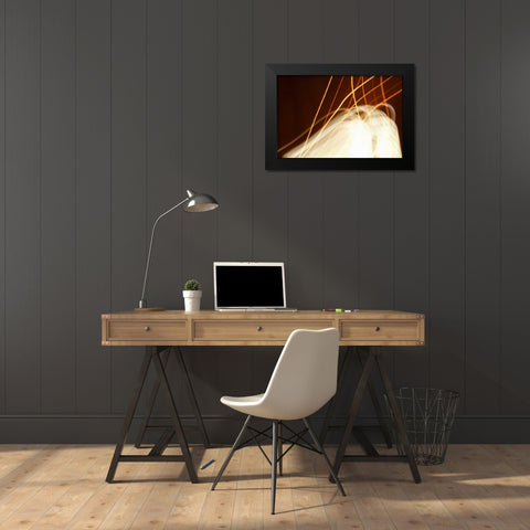Dancing Lights I Black Modern Wood Framed Art Print by Millet, Karyn