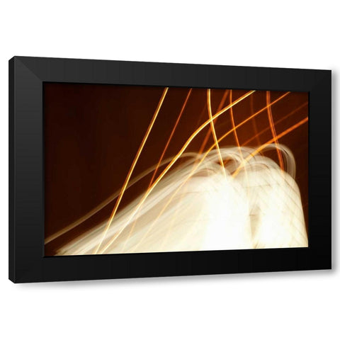 Dancing Lights I Black Modern Wood Framed Art Print with Double Matting by Millet, Karyn