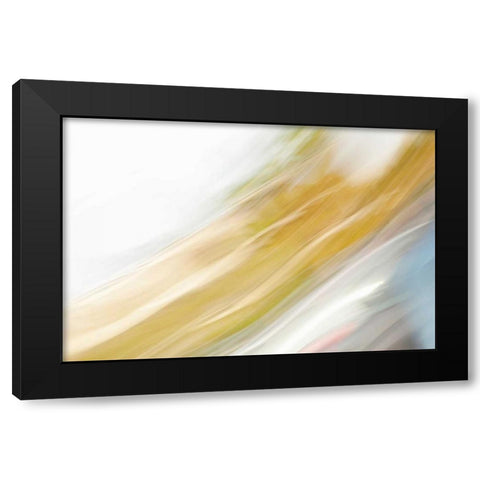 Color Streaks II Black Modern Wood Framed Art Print by Millet, Karyn