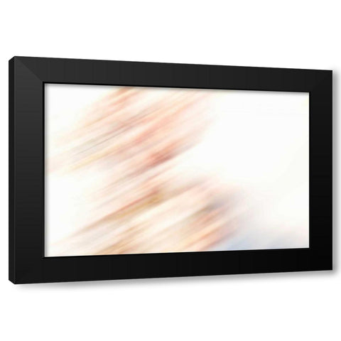 Color Streaks III Black Modern Wood Framed Art Print with Double Matting by Millet, Karyn