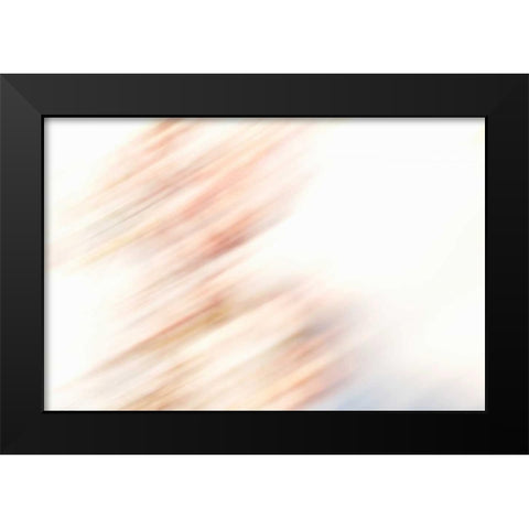 Color Streaks III Black Modern Wood Framed Art Print by Millet, Karyn