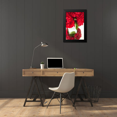 Ranunculus I Black Modern Wood Framed Art Print by Millet, Karyn