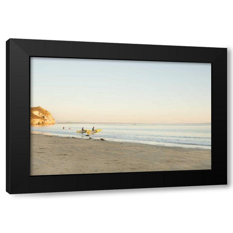 Surf Black Modern Wood Framed Art Print by Millet, Karyn