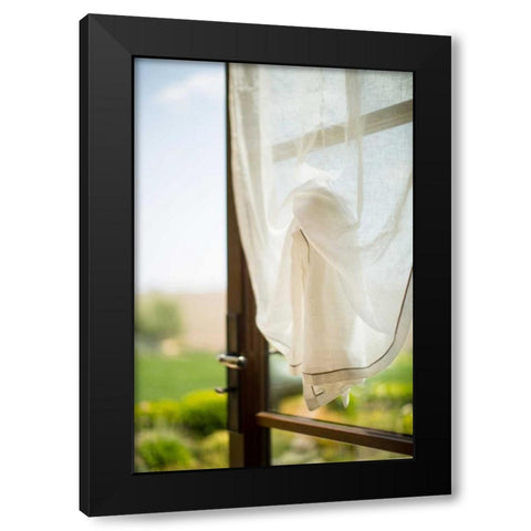 Open Window Black Modern Wood Framed Art Print by Millet, Karyn