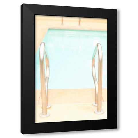 Get in the Pool Black Modern Wood Framed Art Print with Double Matting by Millet, Karyn