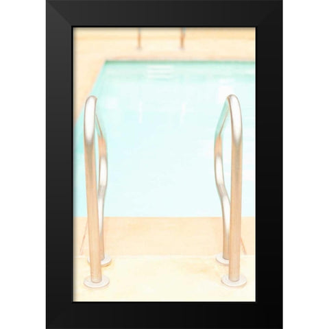 Get in the Pool Black Modern Wood Framed Art Print by Millet, Karyn
