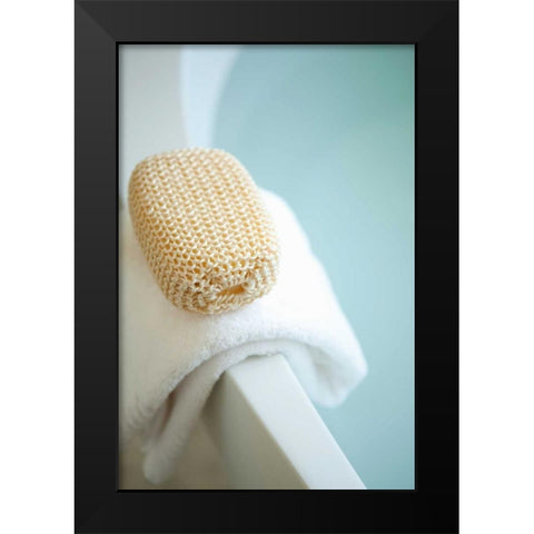 Bath is Ready I Black Modern Wood Framed Art Print by Millet, Karyn