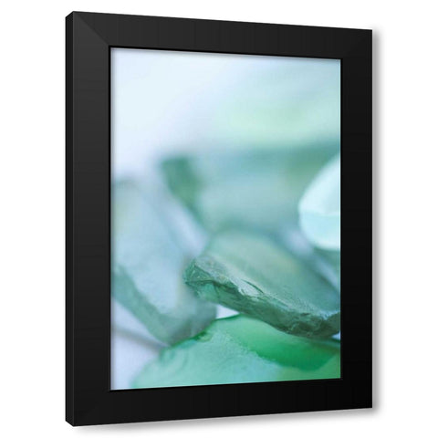 Sea Glass VIII Black Modern Wood Framed Art Print with Double Matting by Millet, Karyn