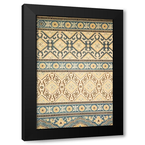 Mosaic I Black Modern Wood Framed Art Print by Millet, Karyn