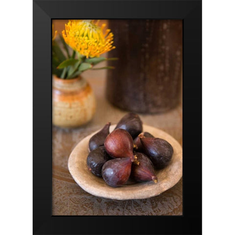 Shallots Black Modern Wood Framed Art Print by Millet, Karyn