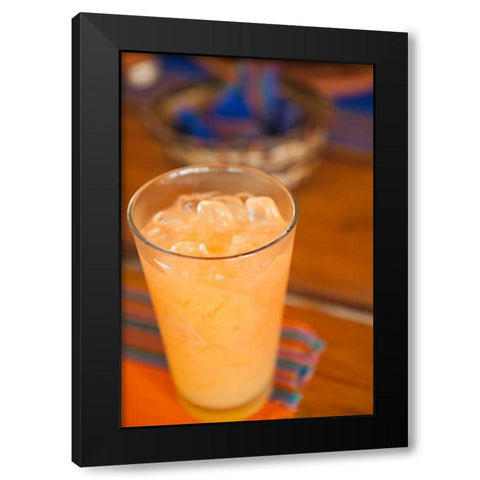 Cocktail III Black Modern Wood Framed Art Print with Double Matting by Millet, Karyn