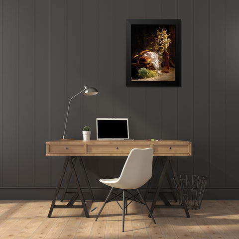 Wine and Romance I Black Modern Wood Framed Art Print by McNemar, C. Thomas