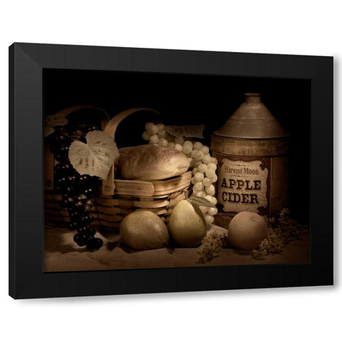 Harvest Moon Black Modern Wood Framed Art Print by McNemar, C. Thomas