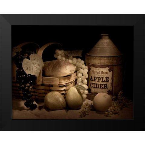 Harvest Moon Black Modern Wood Framed Art Print by McNemar, C. Thomas