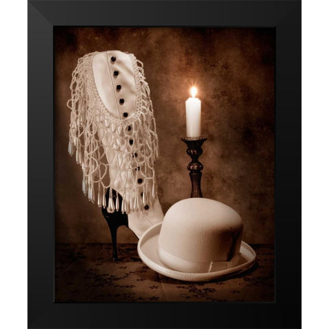 High Society Black Modern Wood Framed Art Print by McNemar, C. Thomas