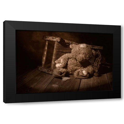 A Child Once Loved Me Black Modern Wood Framed Art Print by McNemar, C. Thomas