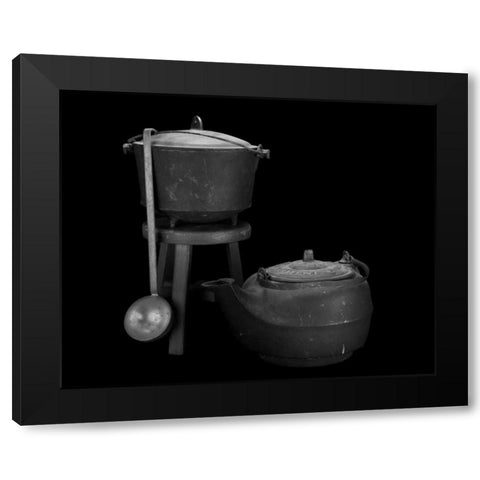 Iron Cookware Black Modern Wood Framed Art Print by McNemar, C. Thomas