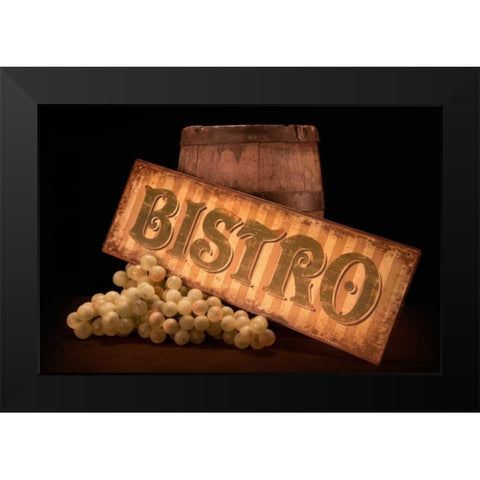 Bistro III Black Modern Wood Framed Art Print by McNemar, C. Thomas
