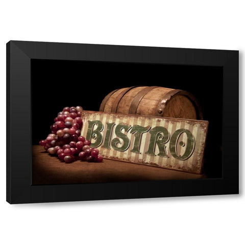 Bistro IV Black Modern Wood Framed Art Print by McNemar, C. Thomas