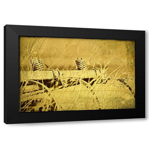 Farm Implement Black Modern Wood Framed Art Print with Double Matting by McNemar, C. Thomas