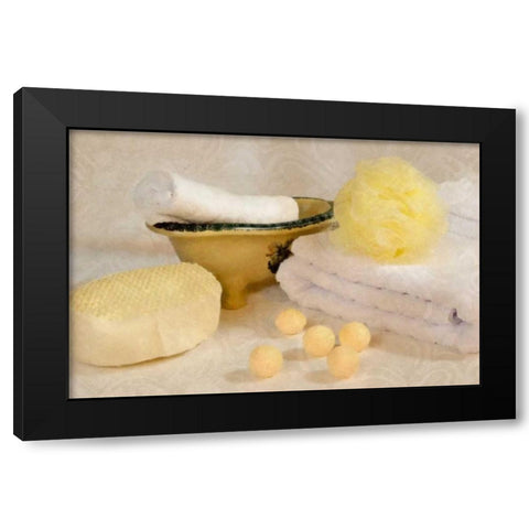 Bath Accessories III Black Modern Wood Framed Art Print with Double Matting by McNemar, C. Thomas
