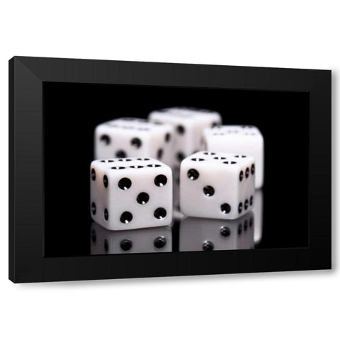 Dice I Black Modern Wood Framed Art Print by McNemar, C. Thomas