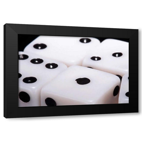 Dice IV Black Modern Wood Framed Art Print with Double Matting by McNemar, C. Thomas