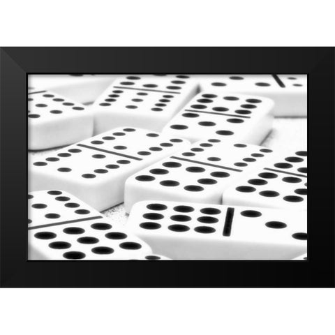 Dominos I Black Modern Wood Framed Art Print by McNemar, C. Thomas
