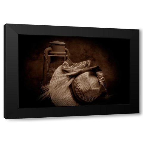 Still Life With Wheat II Black Modern Wood Framed Art Print by McNemar, C. Thomas