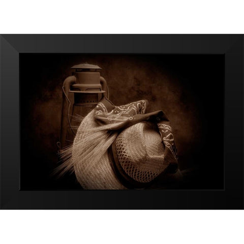 Still Life With Wheat II Black Modern Wood Framed Art Print by McNemar, C. Thomas