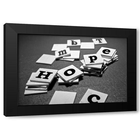 Hope Black Modern Wood Framed Art Print with Double Matting by McNemar, C. Thomas