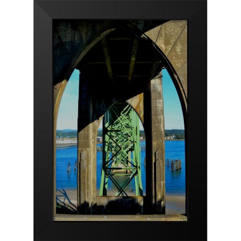 St. Johns Arches I Black Modern Wood Framed Art Print by Moore, Brian