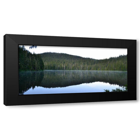 Morning at the Lake V Black Modern Wood Framed Art Print with Double Matting by Moore, Brian