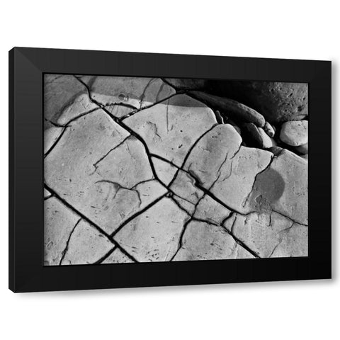 Texture II Black Modern Wood Framed Art Print by Peterson, Lee