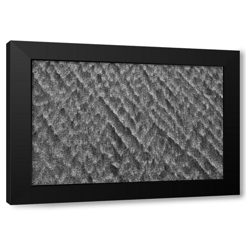 Texture III Black Modern Wood Framed Art Print with Double Matting by Peterson, Lee