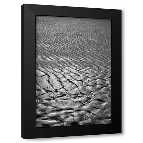 Texture Sand IV Black Modern Wood Framed Art Print with Double Matting by Peterson, Lee