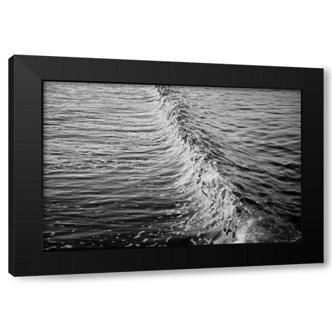 Wave II Black Modern Wood Framed Art Print by Peterson, Lee