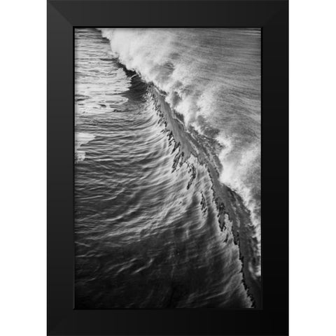 Wave III Black Modern Wood Framed Art Print by Peterson, Lee