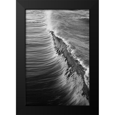 Wave IV Black Modern Wood Framed Art Print by Peterson, Lee