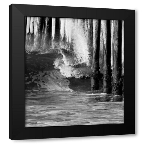 Wave VI Black Modern Wood Framed Art Print by Peterson, Lee