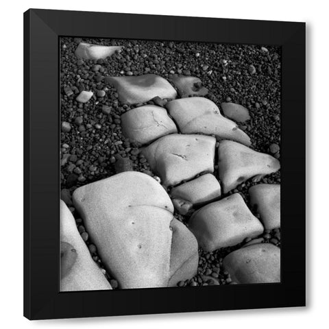 Rocks I Black Modern Wood Framed Art Print by Peterson, Lee