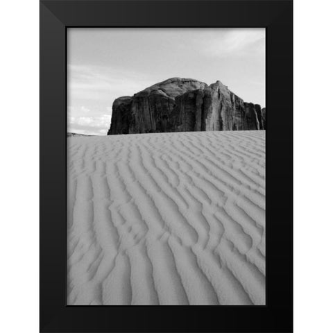 Sand Dune Black Modern Wood Framed Art Print by Peterson, Lee